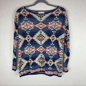 ralph lauren denim & supply southwestern aztec print sweater